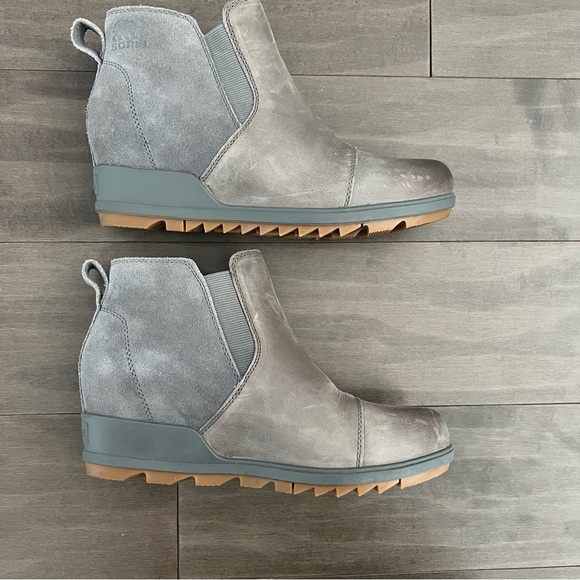 Sorel EVIE™ II WOMEN'S CHELSEA boots size 8.5 Quarry Grill Color - Picture 4 of 8